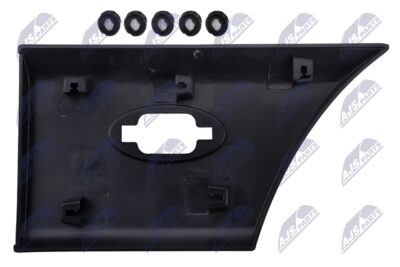 Bandou protectie aripa spate dreapta in fata rotii Opel Movano/Renault Master III, pt lampa gabarit