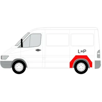 Segment reparatie aripa spate Mercedes Sprinter, VW LT