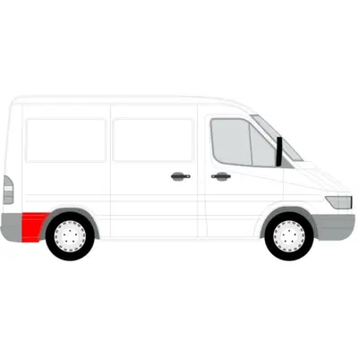 Panou reparatie aripa spate dreapta Mercedes Sprinter, VW LT