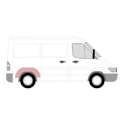 Carenaj roata spate Mercedes Sprinter, VW LT 96-06