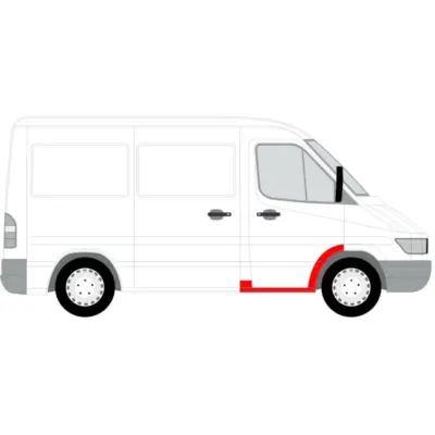 Segment reparatie aripa cu prag usa dreapta Mercedes Sprinter, VW LT 96-06