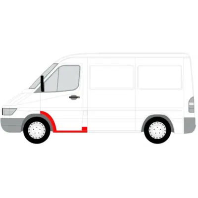 Segment reparatie aripa cu prag usa stanga Mercedes Sprinter, VW LT 96-06