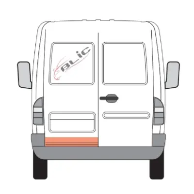 Tabla reparatie usa stanga spate Mercedes Sprinter, VW LT