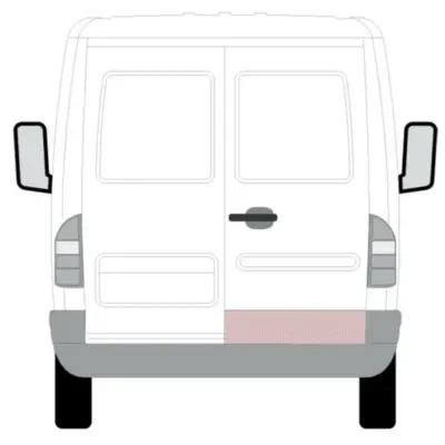 Tabla reparatie usa dreapta spate Mercedes Sprinter, VW LT