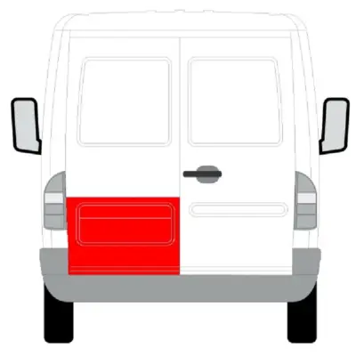 Panou reparatie usa stanga spate Mercedes Sprinter, VW LT