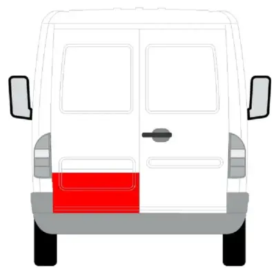 Segment inferior usa stanga spate Mercedes Sprinter, VW LT